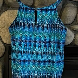 MiracleSuit Women’s Gently Used Brilliant Turquoise Swim Tankini